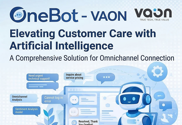 VAON Case Studies: ONEBOT – Next-Generation AI Chatbot System with RAG Architecture