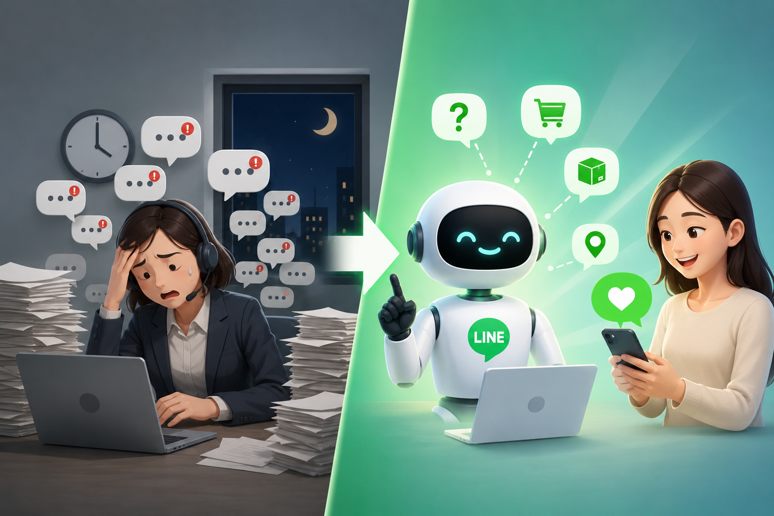 How to Automate 60% of Customer Support Using LINE Official Account × AI Chatbots